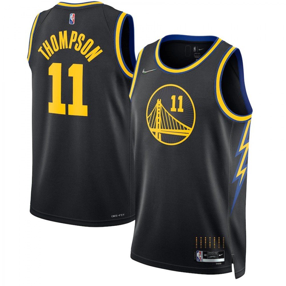 Men's Golden State Warriors Klay Thompson #11 Black 2021/22 Swingman Jersey - City Edition-Pro Kit Vault | Brand New 26/27 Sports Jerseys